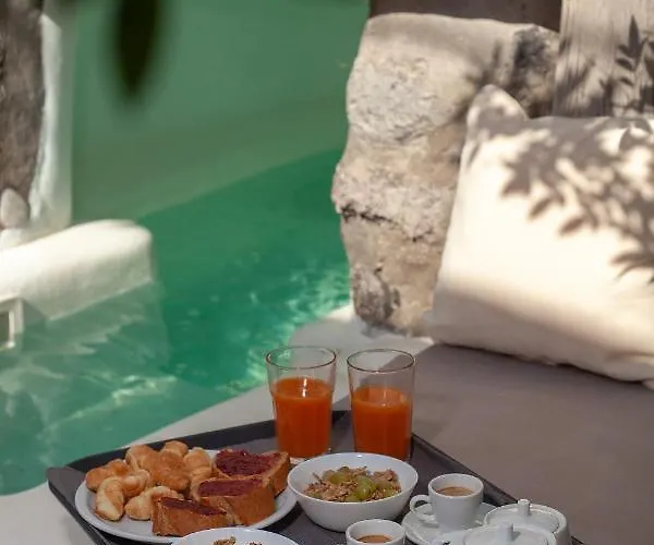 Dandy Cave - Romantic Private & Luxurious - Waterfall Pool - Hot Tub -up To 8 People * Emporio (Santorini)